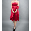 women dress Polyester Satin Fabric twisted